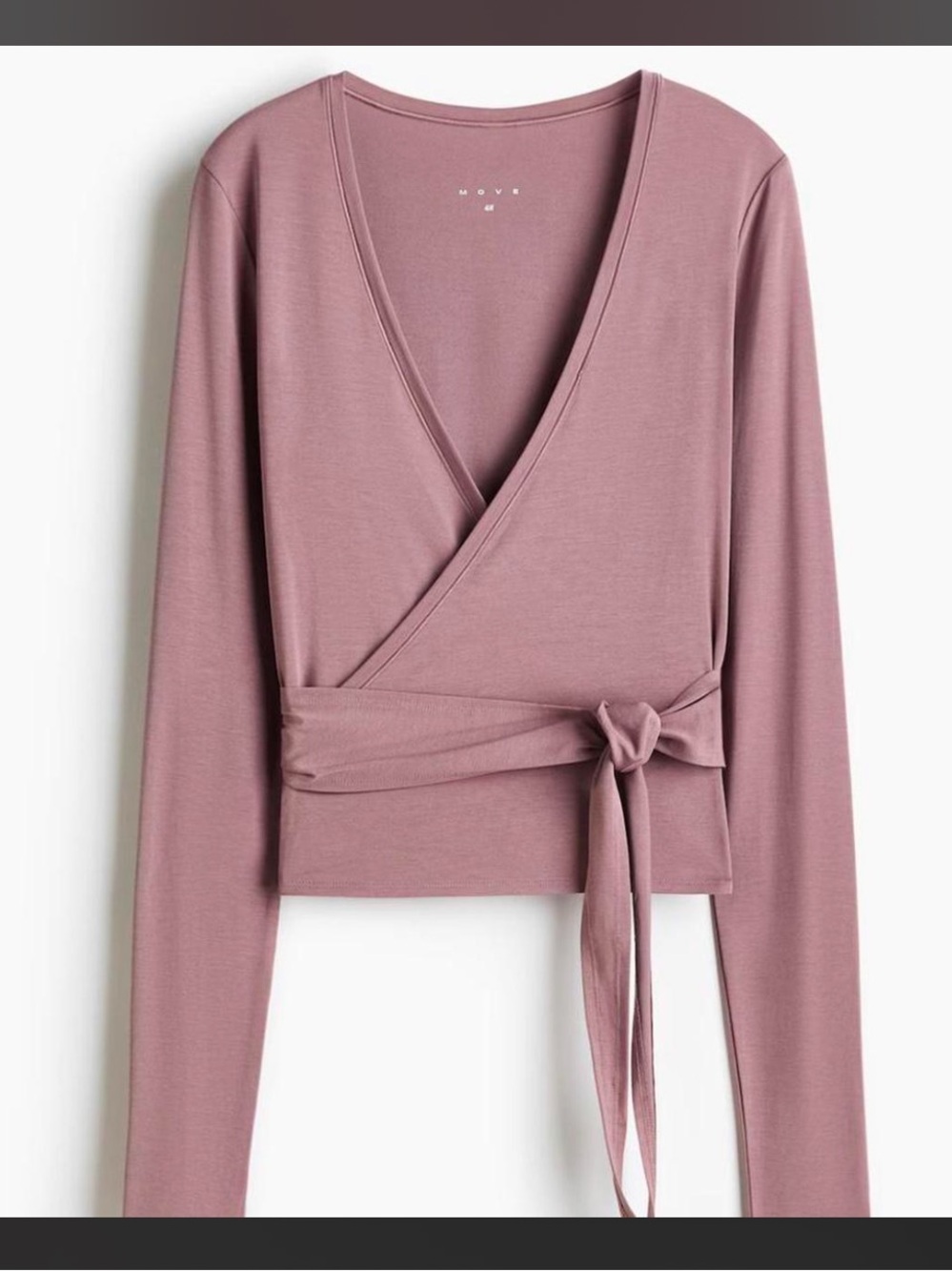 H&M Women’s Wrap Top - Mauve Pink